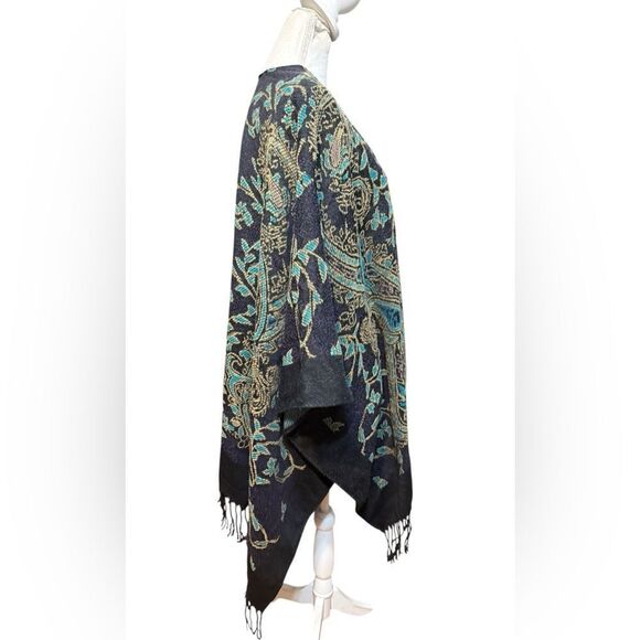 SOFT SURROUNDINGS Paisley Wrap Shawl - Picture 2 of 4